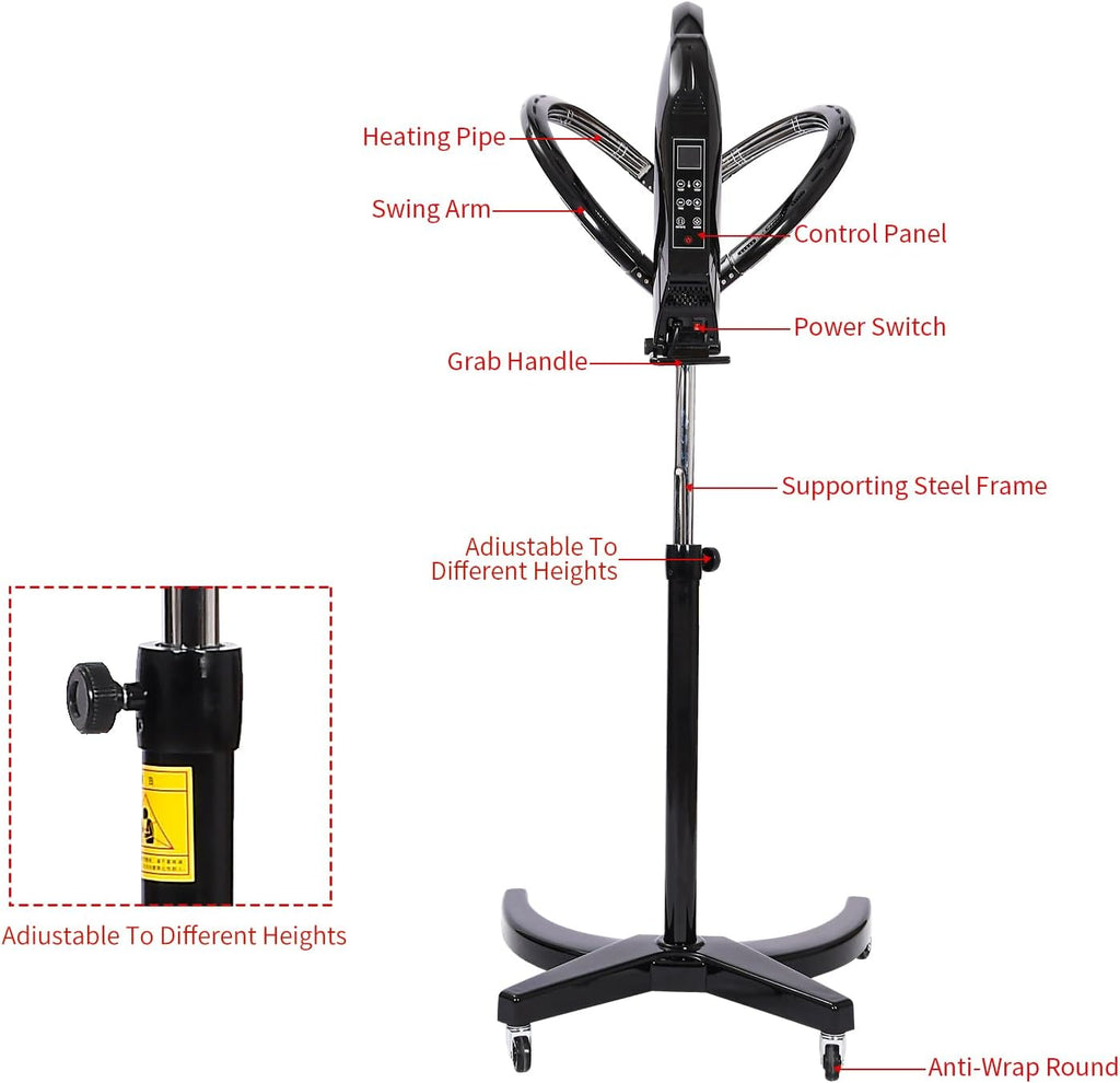 Salon Hair Processor, Freestanding Hair Color Treatment Equipment thumbnail