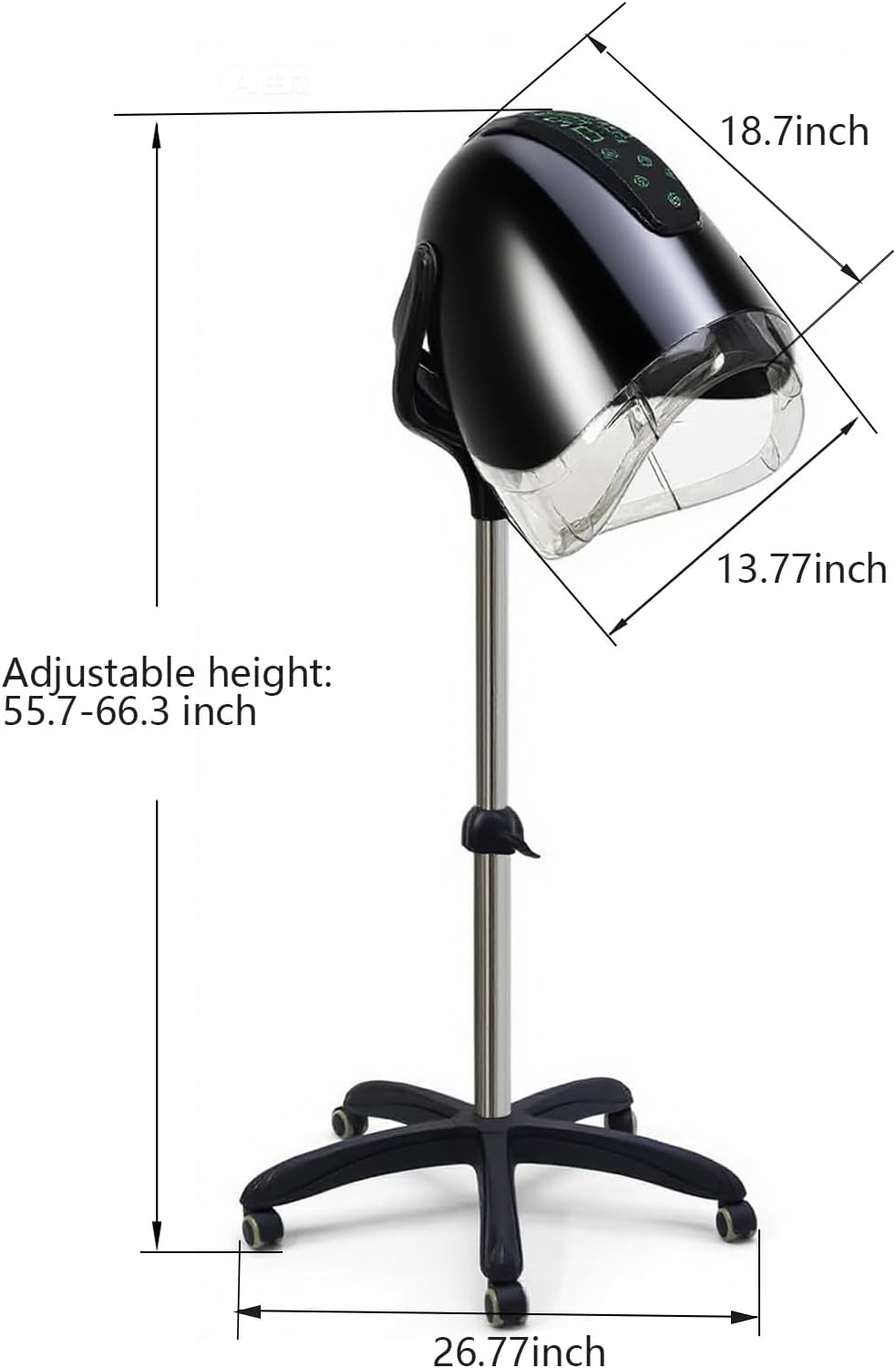 Professional Stand-up Hooded Hair Dryer,with smart Touch Control Panel thumbnail