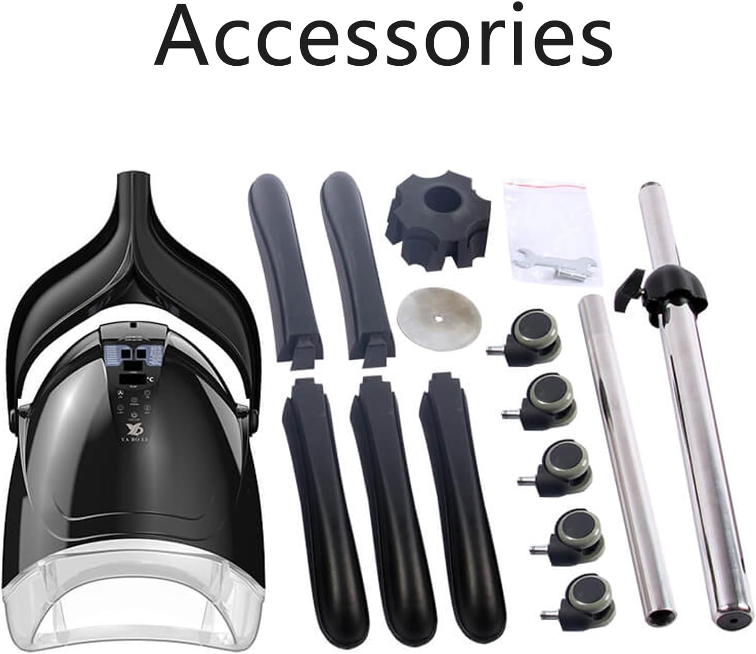 Professional Stand-up Hooded Hair Dryer,with smart Touch Control Panel