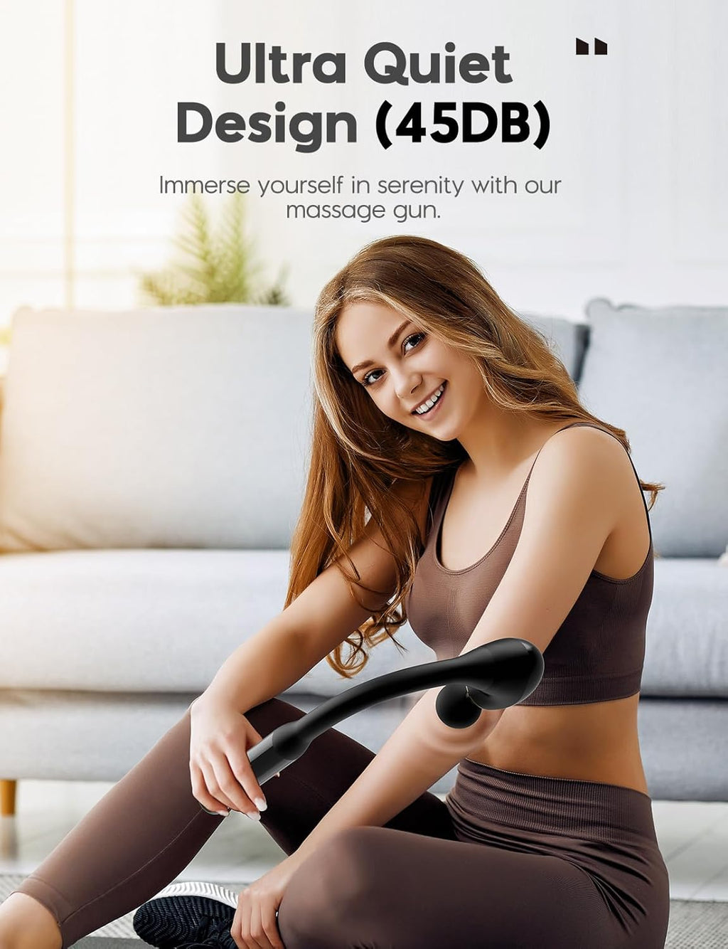 Massage Gun with Upgraded Extension Handle