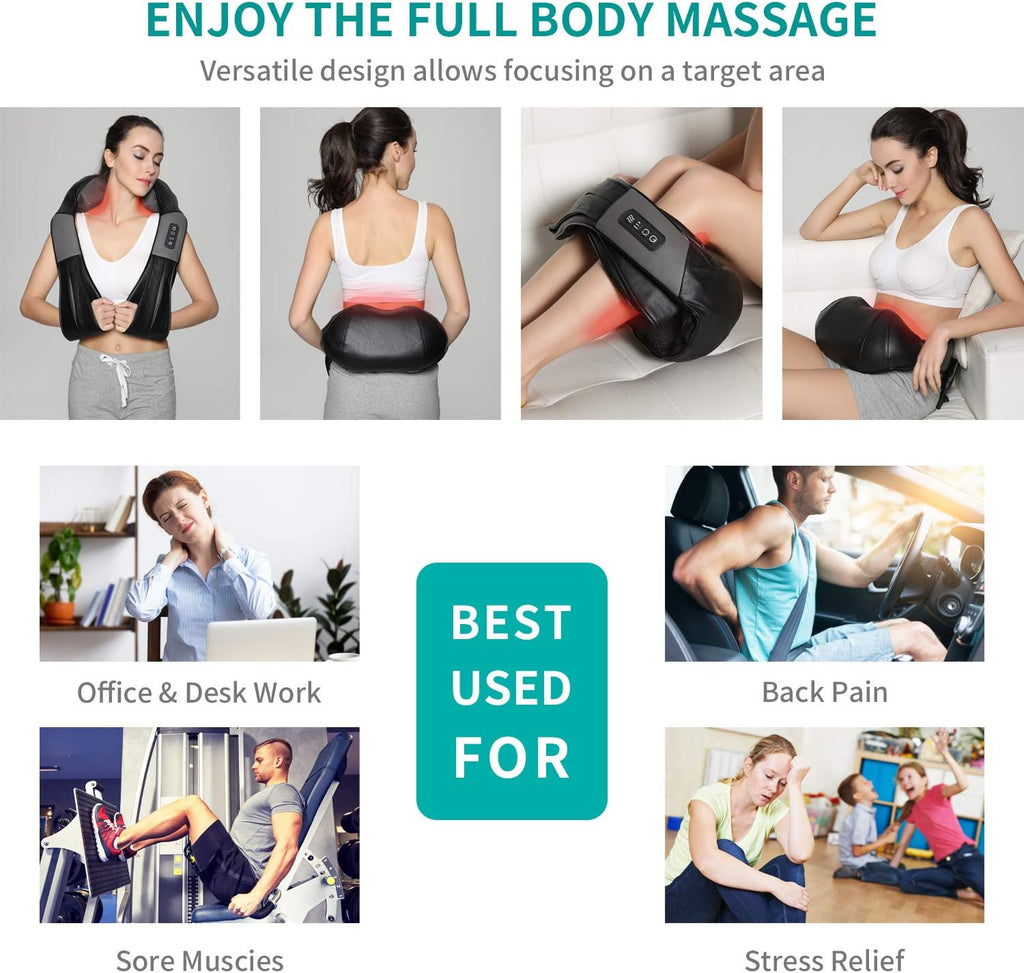  Back Massager with Soothing Heat