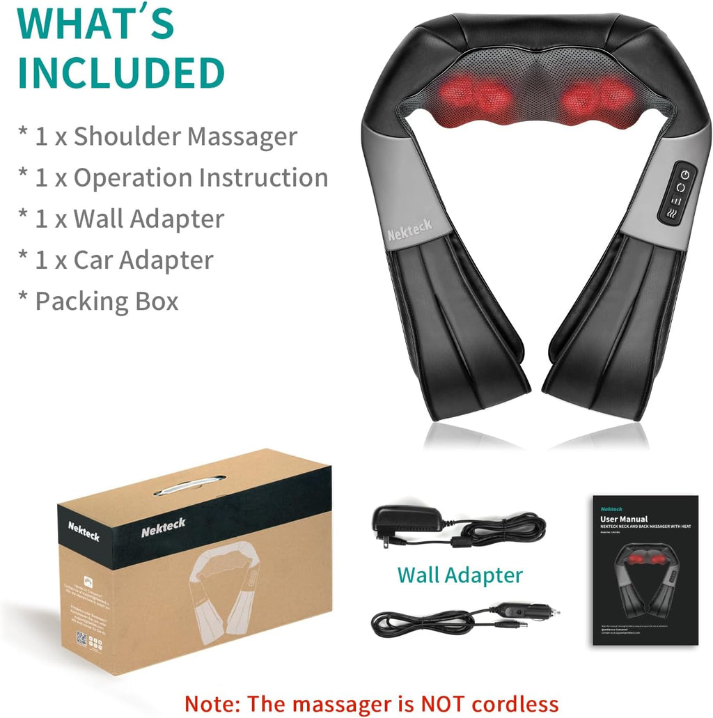  Back Massager with Soothing Heat