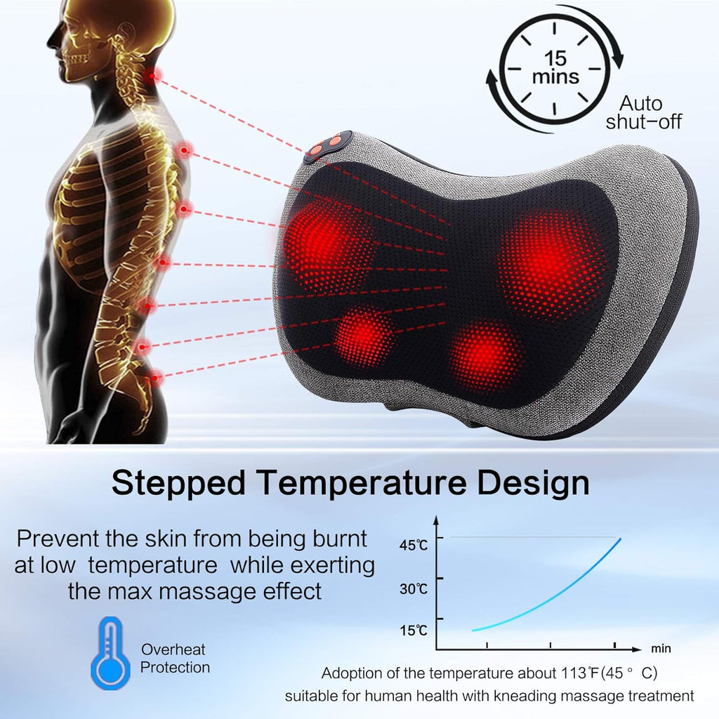 Shiatsu Back and Neck Massager with Heat