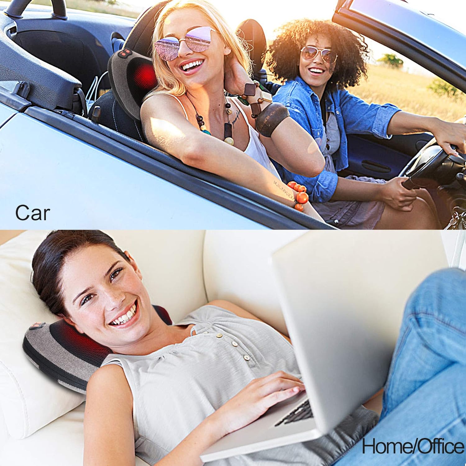 Shiatsu Back and Neck Massager with Heat