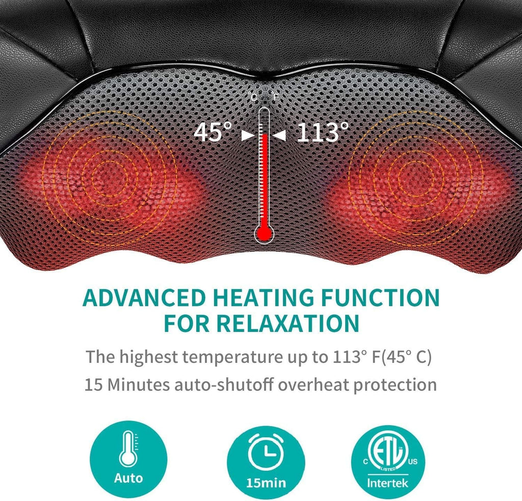  Back Massager with Soothing Heat
