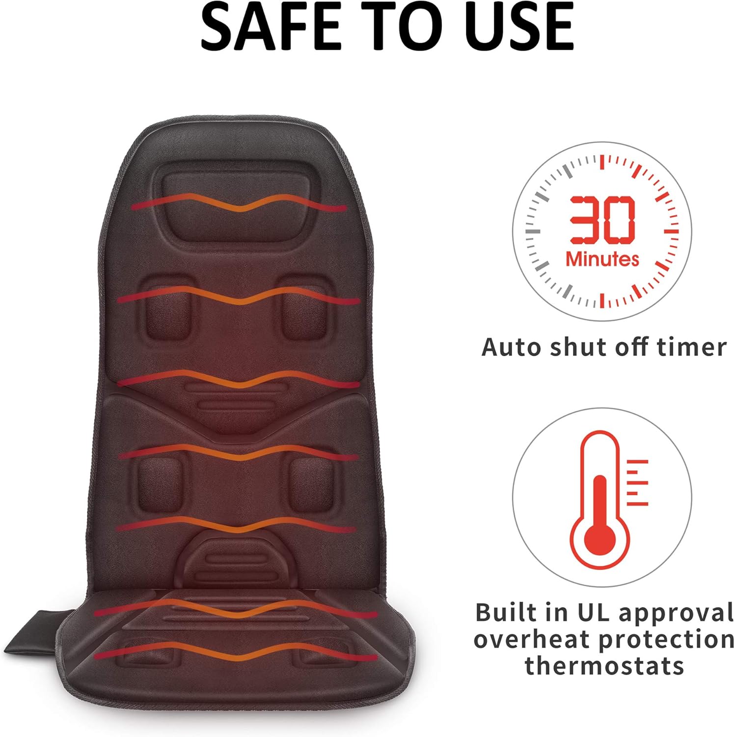 Massage Seat Cushion with Heat